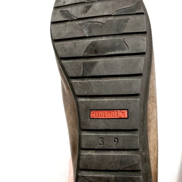 Pikolinos Brown Leather Lace Up Ankle Boots Women's Size 39 Casual Comfort - Picture 7 of 7